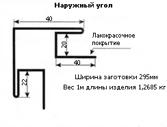 Конек плоский с подгибом